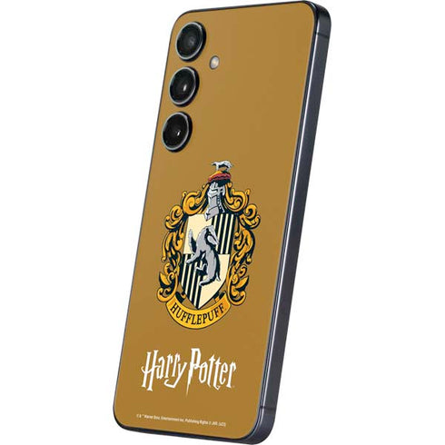 Wizarding World Harry Potter Hufflepuff House Crest Galaxy S25 Skin
